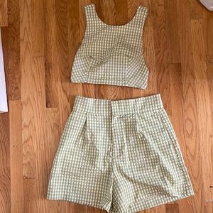 Zara Spring Gingham Set